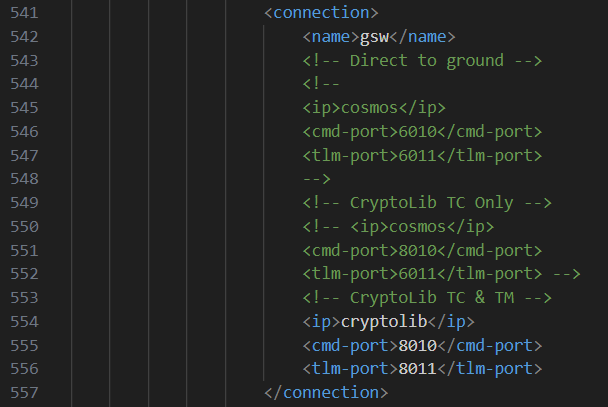 Simulator Config