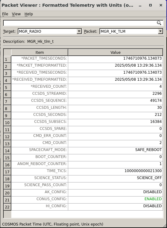 Verifying Region Status