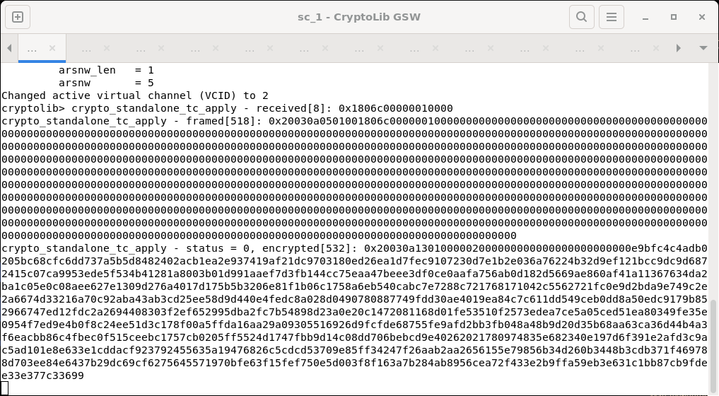 CryptoLib Encrypted Command