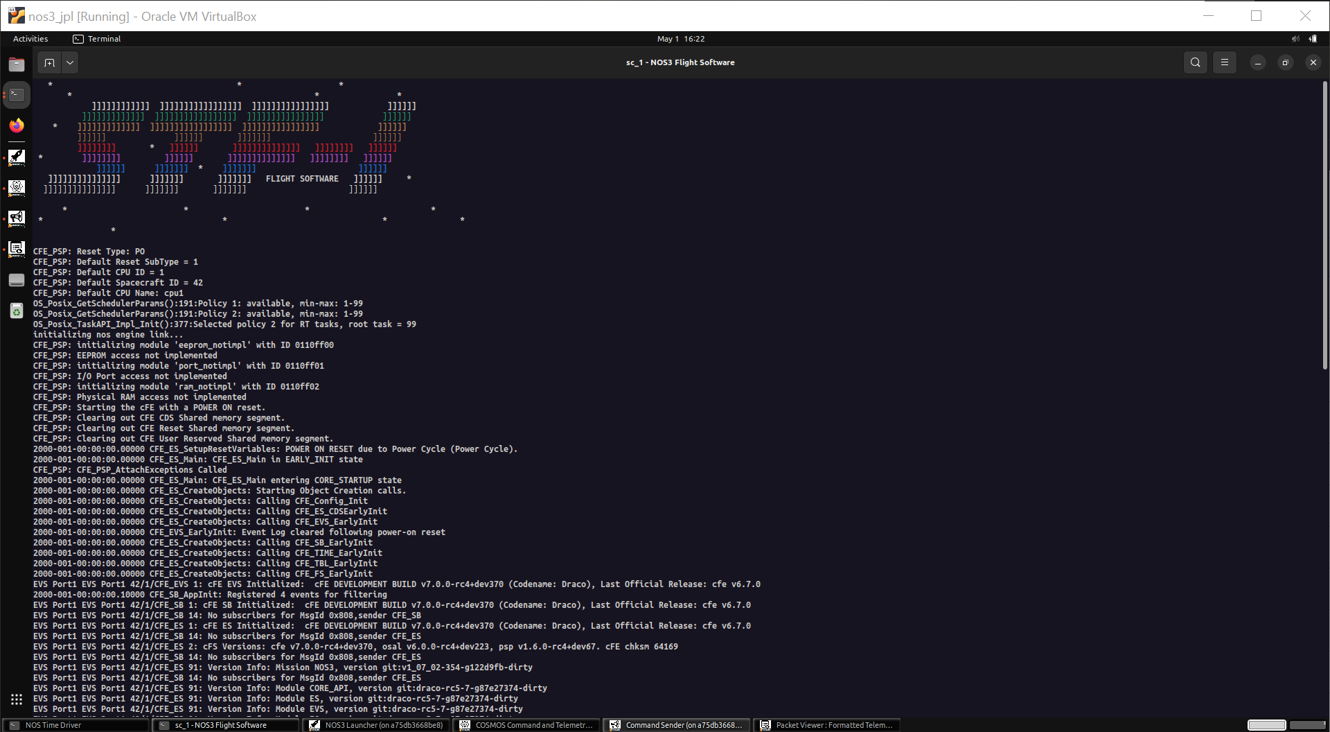 Scenario cFS - Boot 0