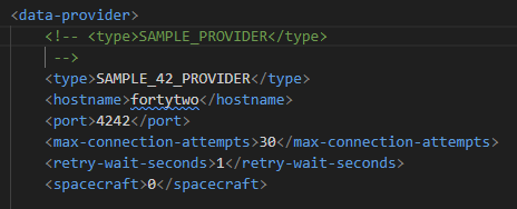 Scenario Simulator Expansion - Sample Provider