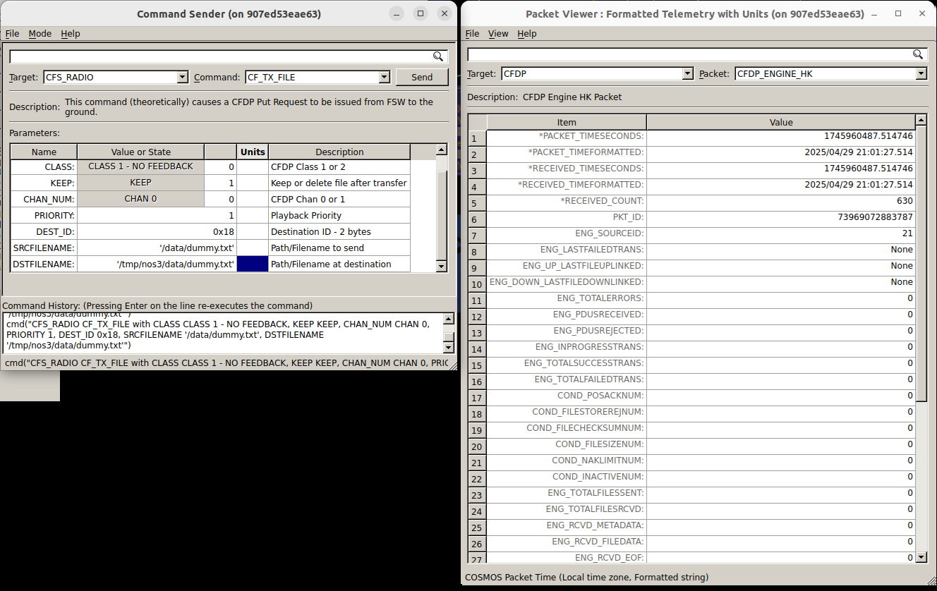Scenario Nominal - CFDP Before Transfer