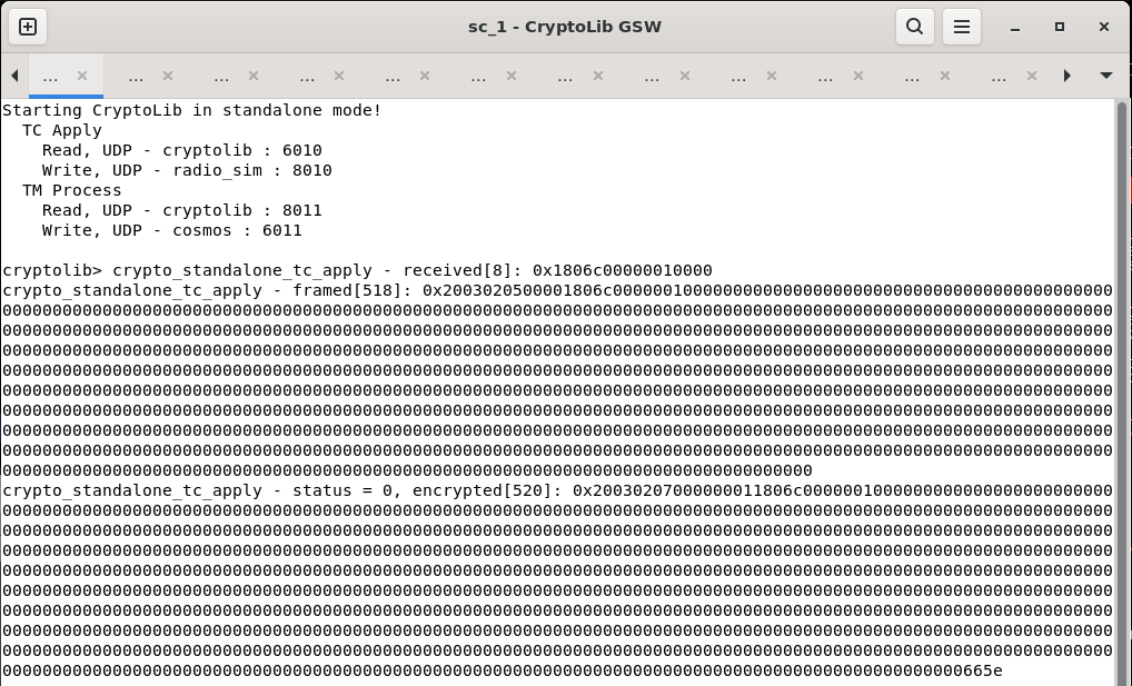 CryptoLib NO-OP Received