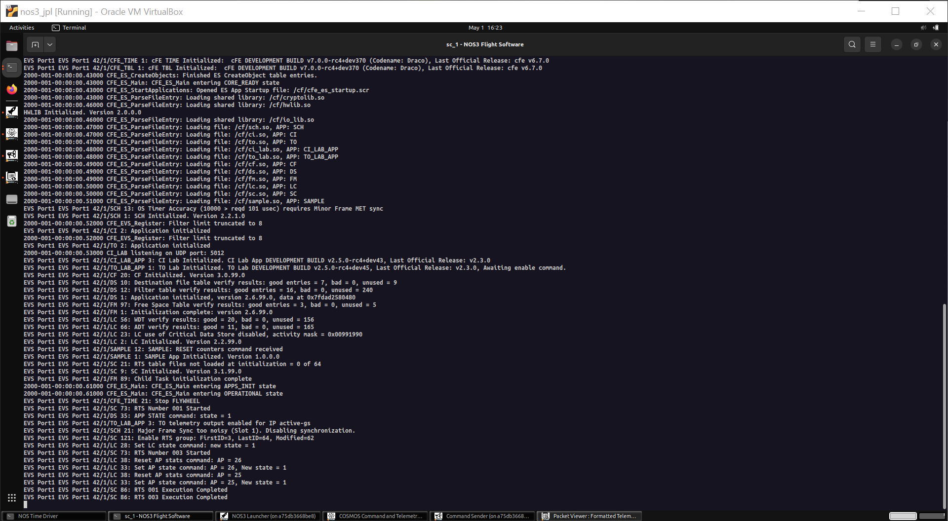 Scenario cFS - Boot 2